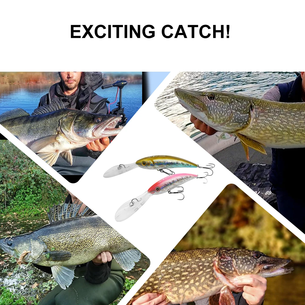 ESFISHING Top Quality Hard Bait 90mm 16g Easy Sprinter Dive Depth 0-7.5m long casting Minnow Wobbler Bass Pike Free Shipping