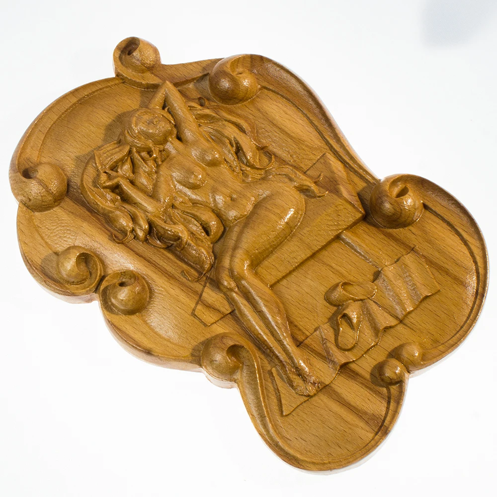 Панно декоративное деревянное резное банное Банька 2. Decorative wooden carved bathhouse panel | Дом