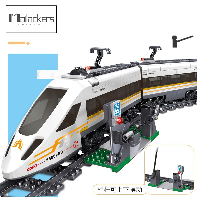 

Fuxing High Speed Rail Model Building Blocks Figures City Train Construction Block Bricks Toys for Boy Christmas Ornaments Brick