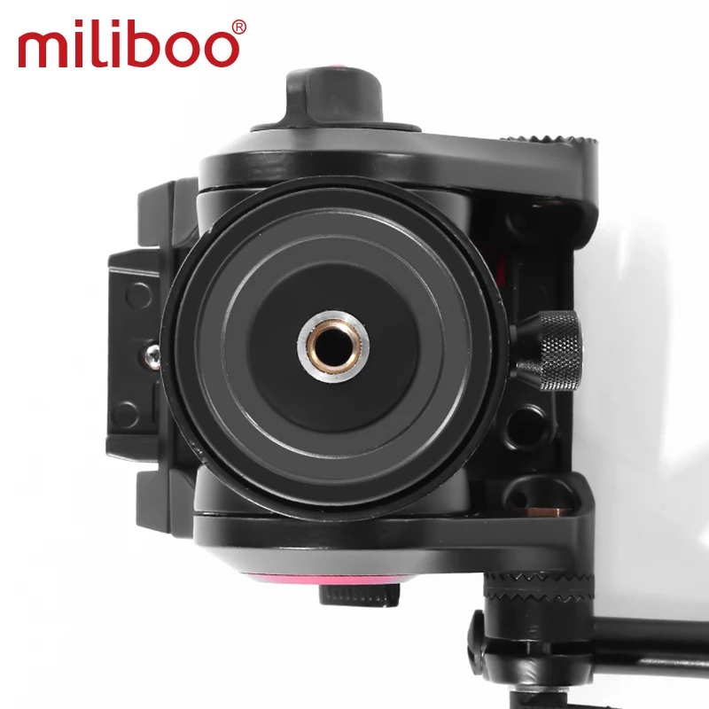 Жидкая видеоголовка miliboo 801II с быстроразъемной пластиной для штатива DSLR-камеры