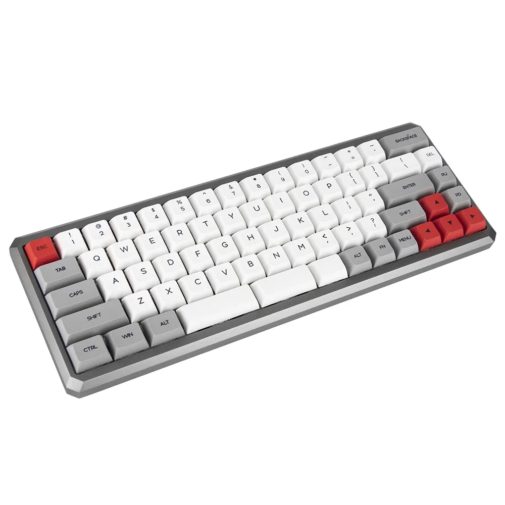 Epomaker GK68XS 68 Keys Hot-swap RGB Bluetooth 5.1 Wireless/Wired Mechanical Keyboard Dye-subbed PBT Keycaps keyboard on pc