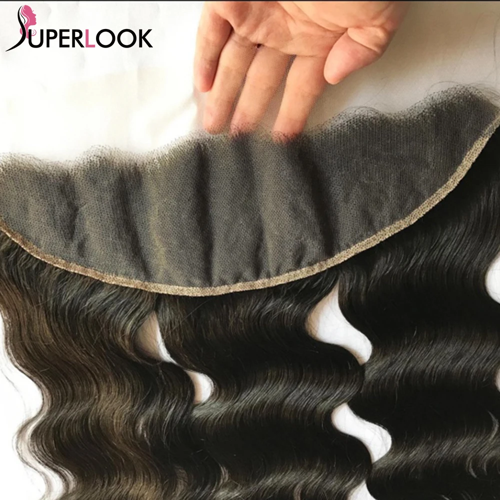 

13x4 Прозрачная Кружевная Фронтальная застежка, волнистая застежка, свободная часть, натуральные бразильские человеческие волосы без повреж...