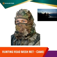 xhunter hunting nylon mesh mask visa form head net camo mesh mash fly mosquito face cover