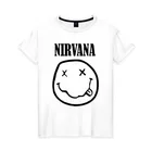 Женская футболка хлопок Nirvana