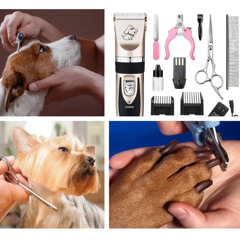 Машинка для стрижки собак триммер груминга домашних животных (кошек кроликов)