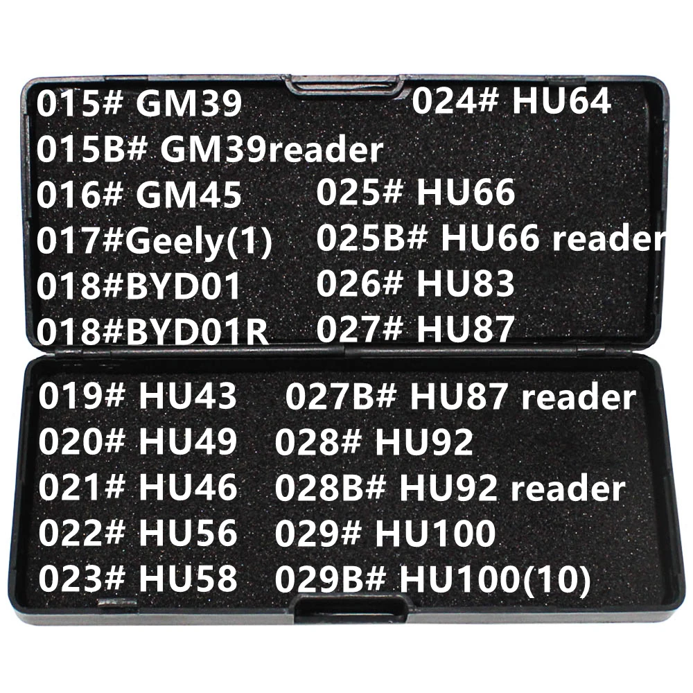 Lishi 2 in 1 NE78 NE66 NE38 NSN14 lgn NSN1 RenaultV.2 VA6 SZ14 SIP22 SSY3 TOY43AT For All Types LISHI Locksmith Tools |