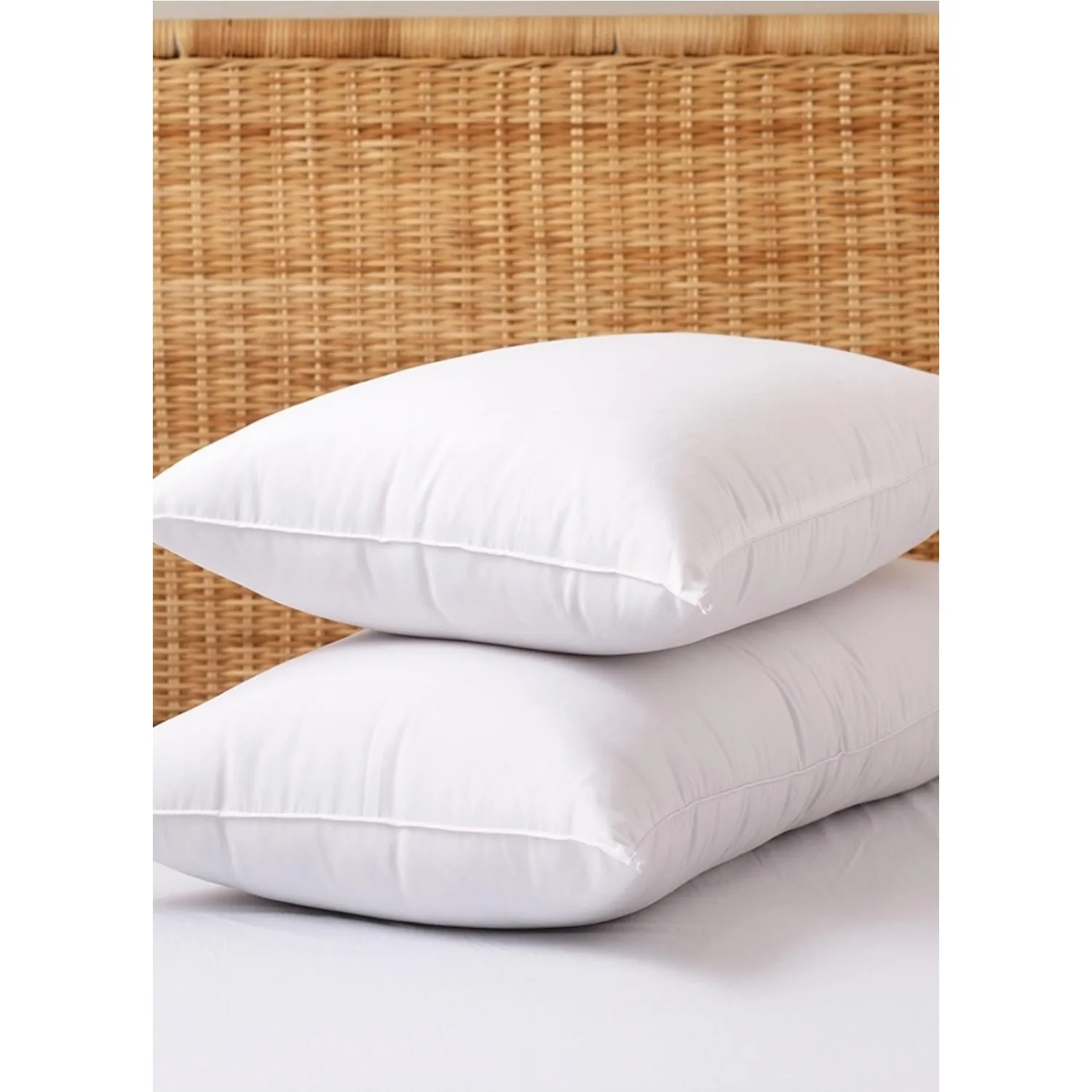 Madame Coco Silicone Pillow % 100 Cotton 50x70 cm 600gr 2pcs Cushion Comfortable Sleep Coussin Made in turkey for Home Throw Seat