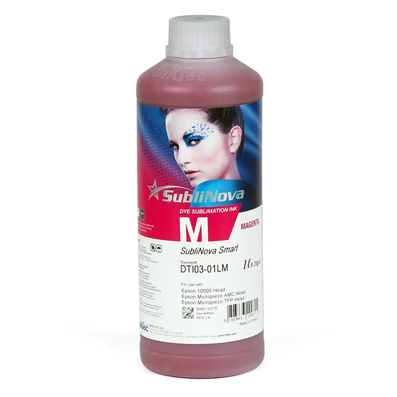 Чернила сублимационные Inktec DTI01-01LB DTI02-01LC DTI03-01LM DTI04-01LY DTI05-01LLC DTI01-01LLM 1 литр - купить по