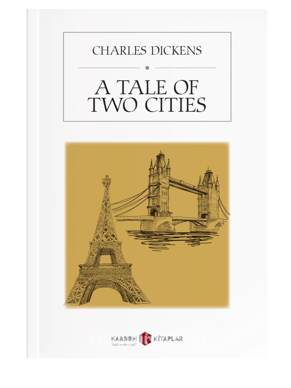 

A Tale of Two Cities Charles Dickens world literature classics English book 464 pages nice gift for friends and English learners