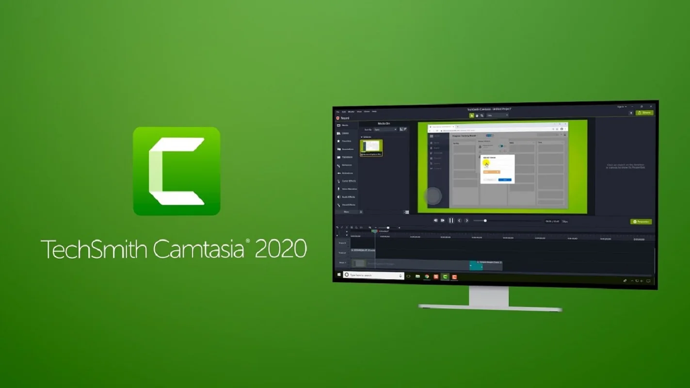 

TECHSMITH Camtasia 2020 | Screen Recorder and Video Editor Software | PC | for windors