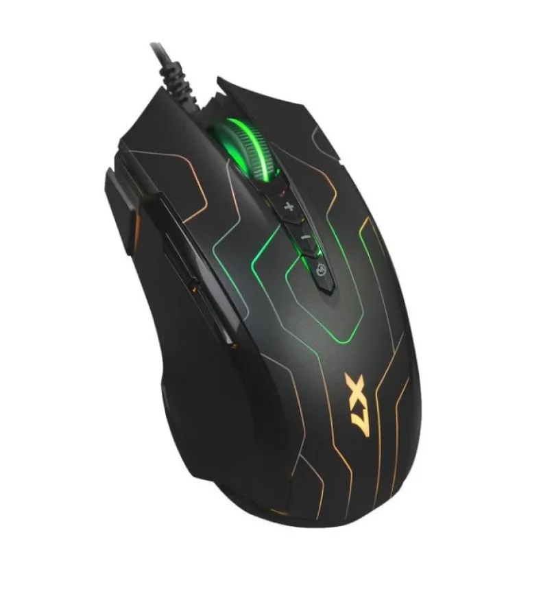 Мышь A4Tech X89 Maze черный оптическая (2400dpi) USB (8but)|Мыши| |