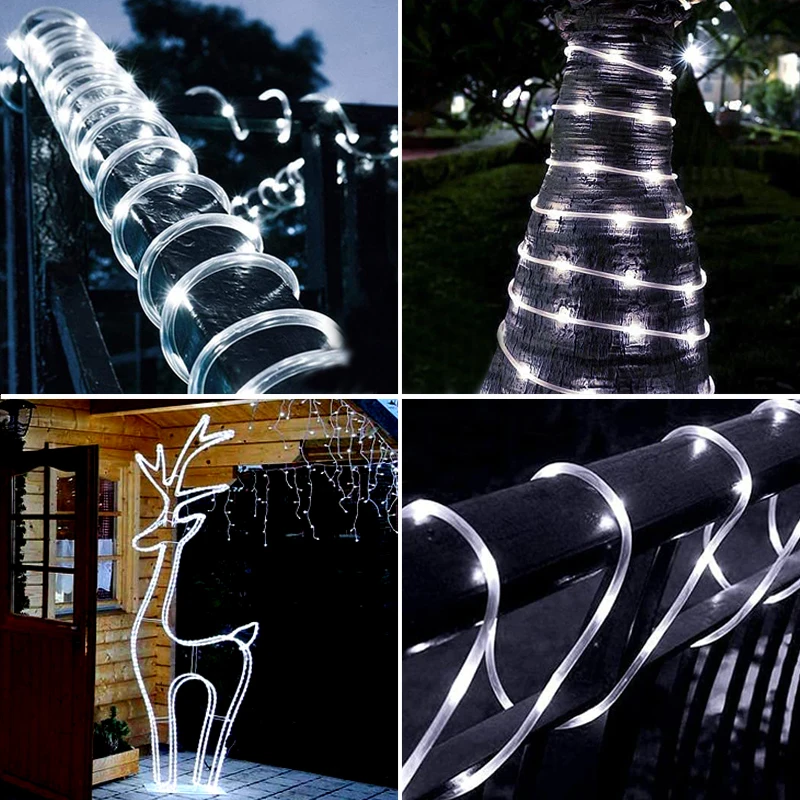 СВЕТОДИОДНАЯ Гирлянда-трубка на 300 светодиодов водонепроницаемая гирлянда с