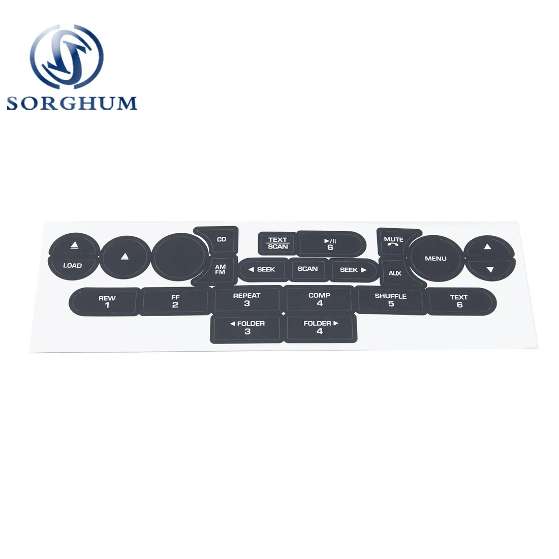 

For Ford Mustang Multimedia Radio Button Repair Sticker