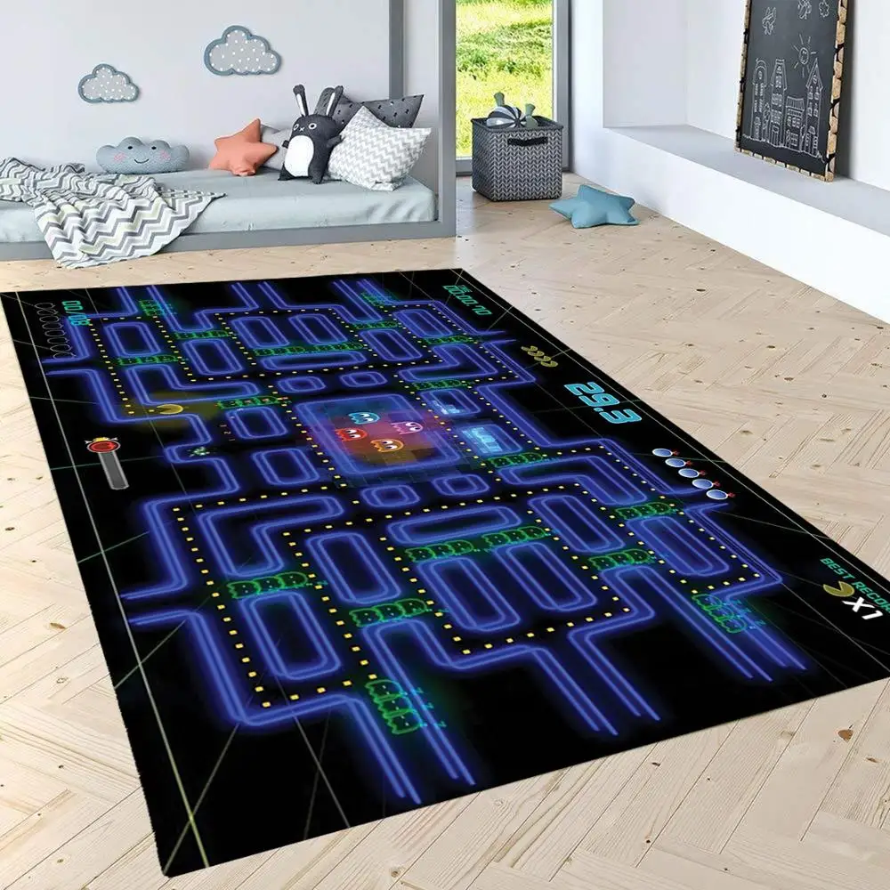 

Pacman Non Slip Floor Carpet,Teen's Carpet