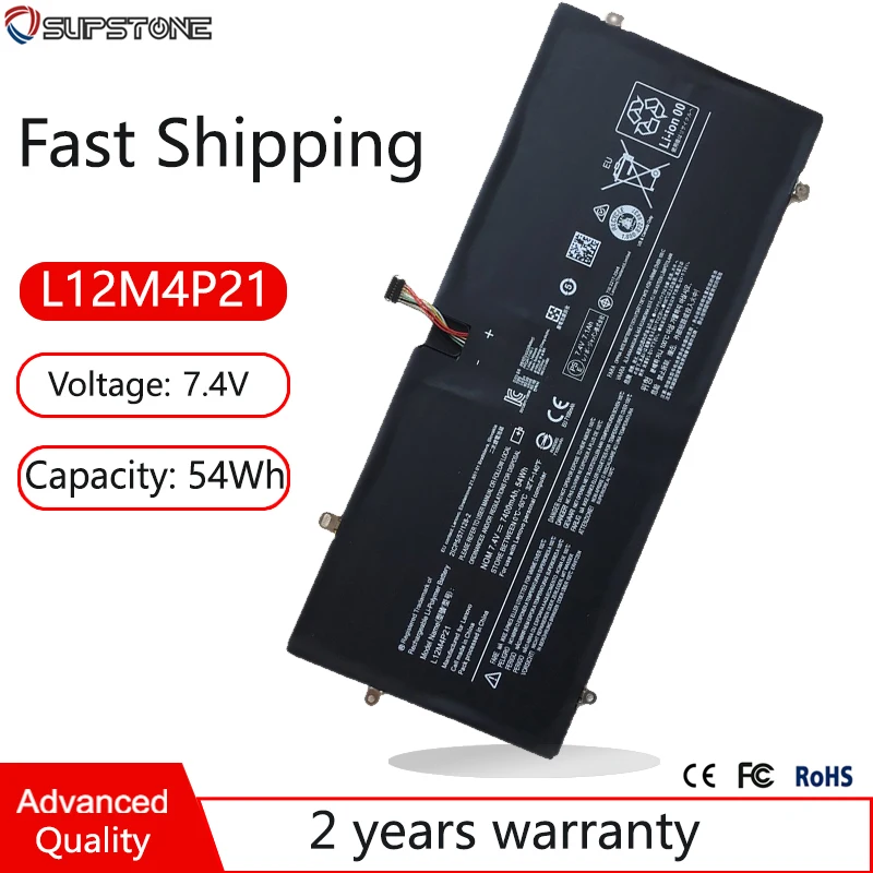 Аккумулятор L12M4P21 L13S4P21 для ноутбука Lenovo Yoga 2 Pro 13 3 дюйма 13-iFi 59-382893 121500156 20266 2ICP5/57/128-2 |