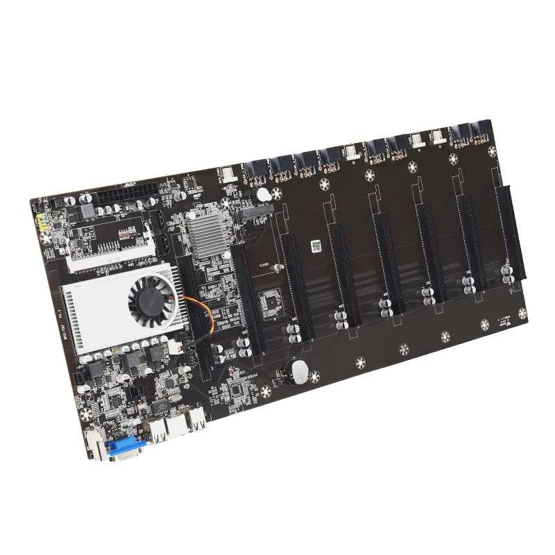 Материнская плата 8 GPU для майнинга биткоинов Биткоин Expert 37 Крипто-этериум чипсет