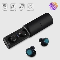 wireless earbuds bluetooth headset bluetooth headphones with 24hrs charging case sweatproof earbuds built in mic stereo earphone