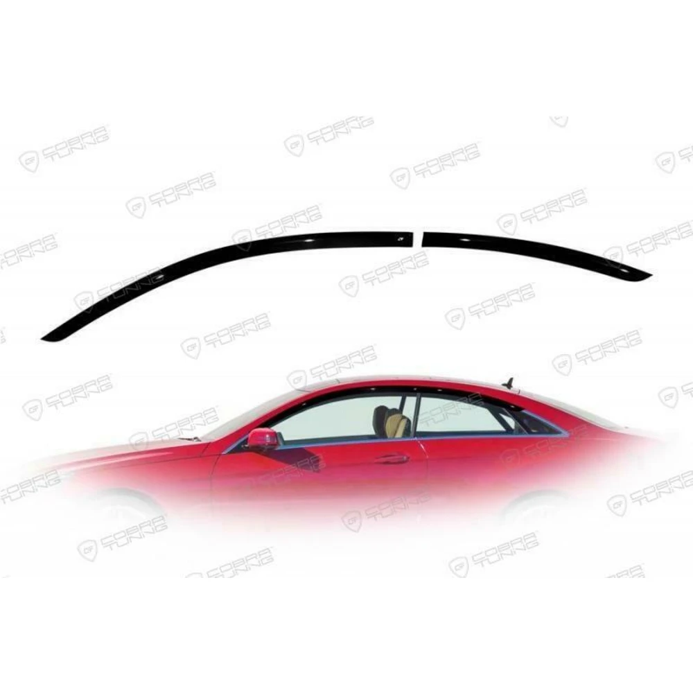 Wind Visor Deflectors Cobra Tuning M34213- Car Ventvisor Door Side - Window Air Guard for Protection Against Snow Sun and Rain Compatible with