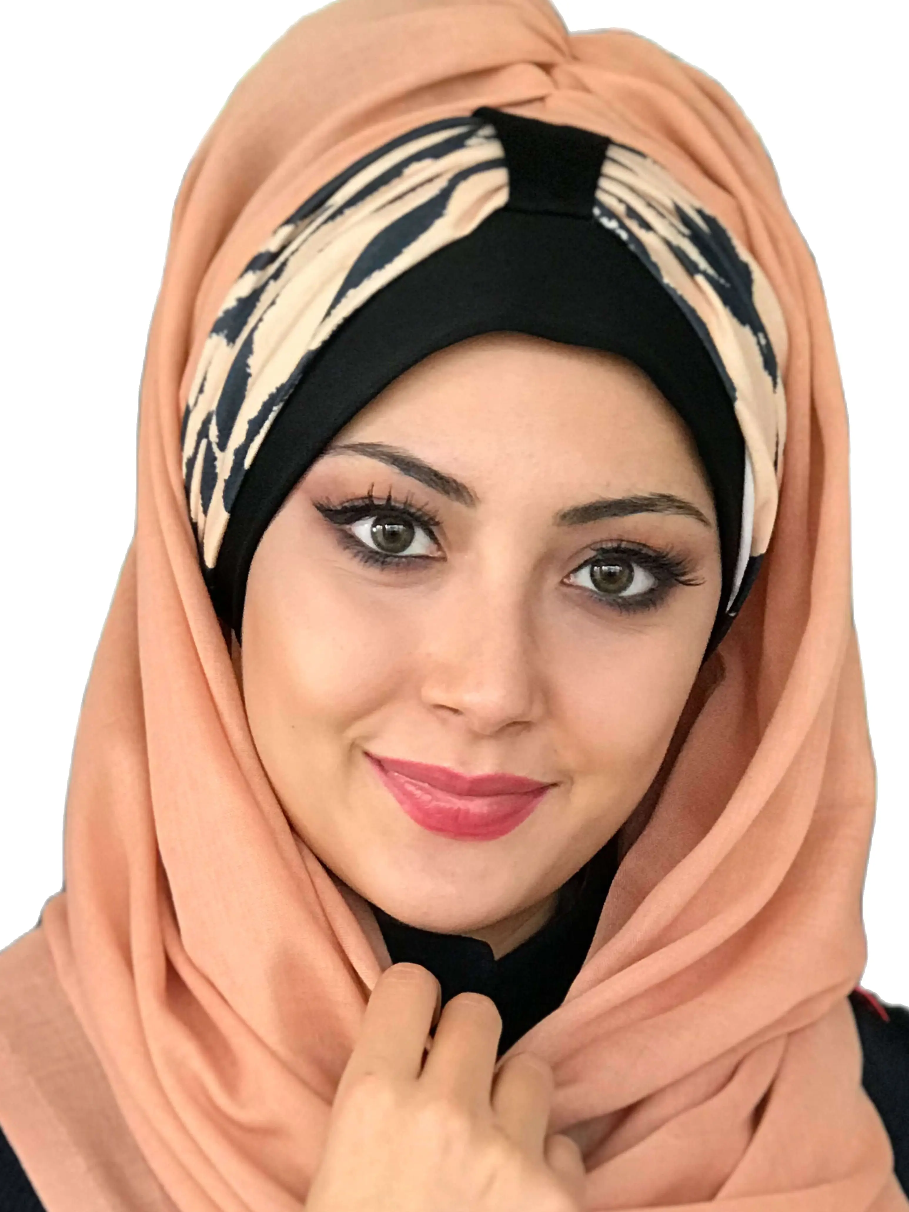 

Yeni Moda Hijab 2021 Kadın Müslüman Başörtüsü İslami Türban Şapka Fular Hazır Şal Biritli Koton Yavruağzı Leopar Desenli