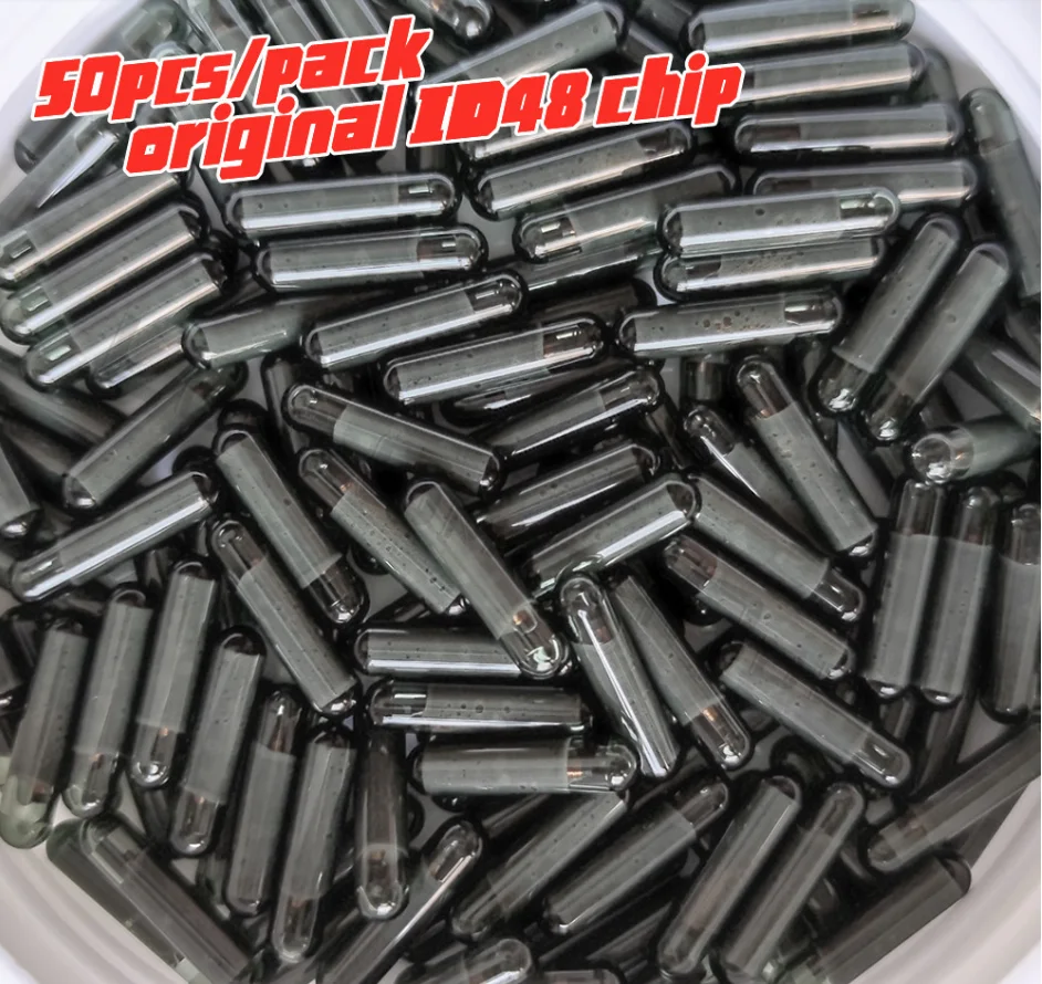 Оригинальный оригинальный ключ-транспондер ID48 (T6) от производителя LOCKSMITHOBD 1 шт. 50