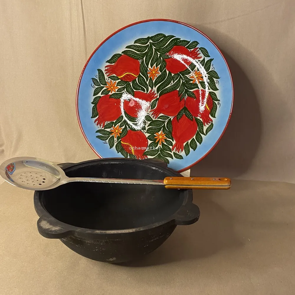 Узбекский казан для плова. Казан чугунный на 12 литров с крышкой плоским или