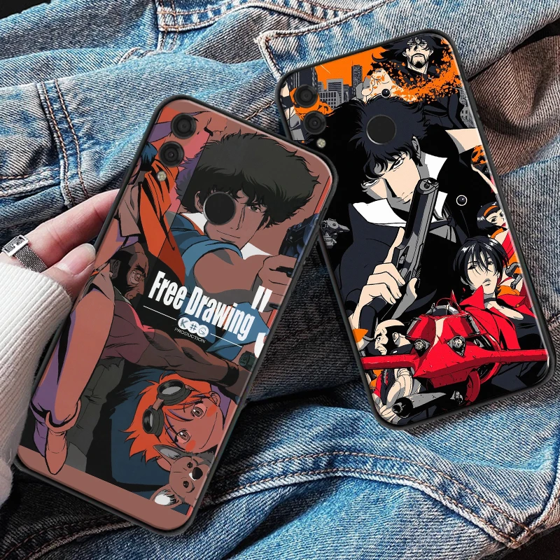 

Anime Cartoon Space Cowboy Bebop Phone Case For Huawei Honor 7X 8X 8C 9 V9 9X 9 Lite 10 V10 10i V20 20i 30 Lite Back Cover