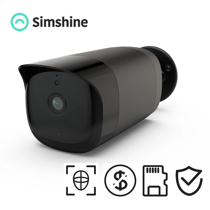 

IP-камера видеонаблюдения Simcam, 1080P HD, Wi-Fi, ночное видение
