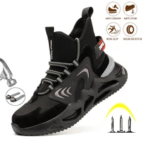 anti puncture security outdoor non slip work shoes non slip mens puncture proof breathable safety shoes construction industrial