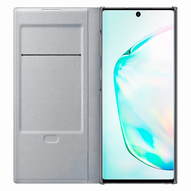 Чехол Samsung LED View Cover Galaxy Note 10 Серебристый | Мобильные телефоны и аксессуары