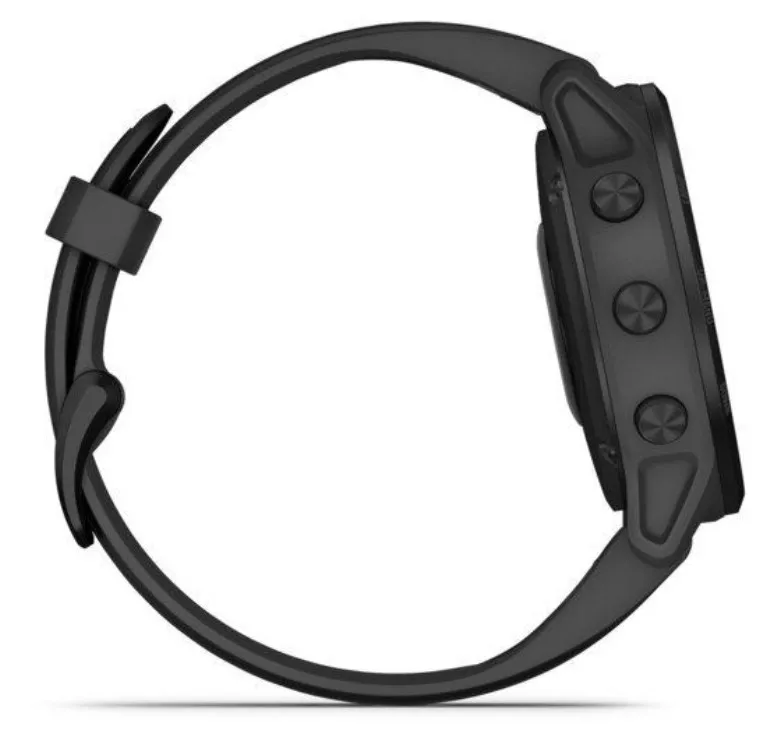 Черные часы Garmin Fenix 6S Sapphire серый DLC с черным ремешком | Электроника