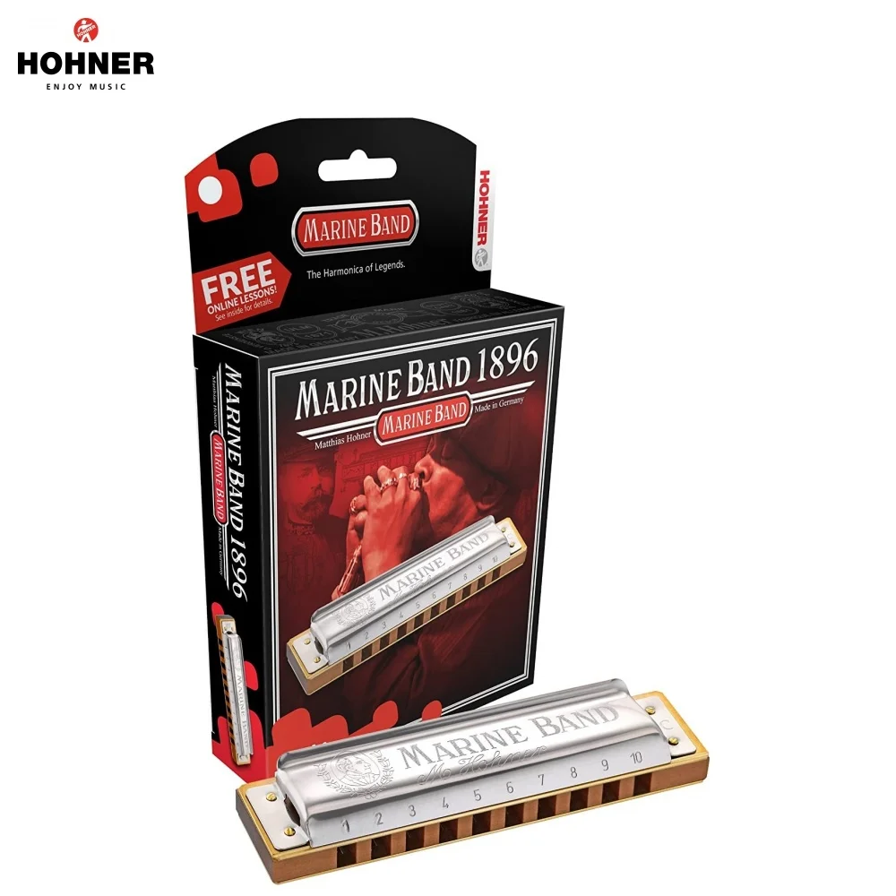 HOHNER Marine Band 1896/20 D гармонический минор Губная гармоника диатоническая|Губная