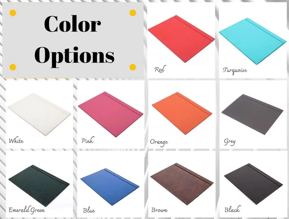 Кожаный Настольный коврик с крышкой органайзер для стола аксессуары офиса