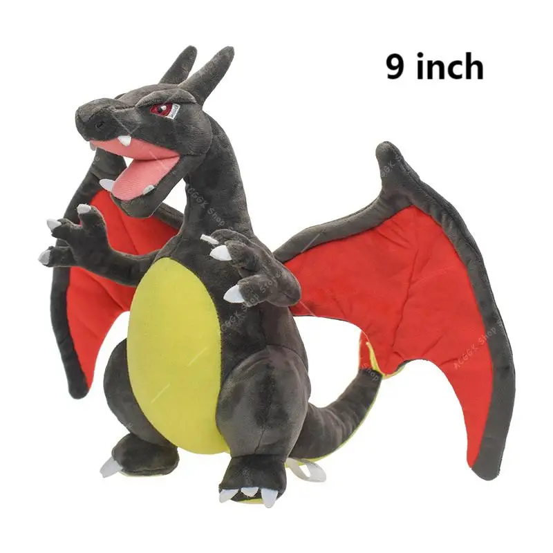 

Pokemon Plush Shiny Charizard 9 inch Fire Dragon Anime Movies Posket Monster Stuffed Toy Children Birthday Gift мягкие игрушки