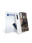 Пленка защитная MOCOLL для задней панели REALME 3 Pro Камень Мрамор Черный