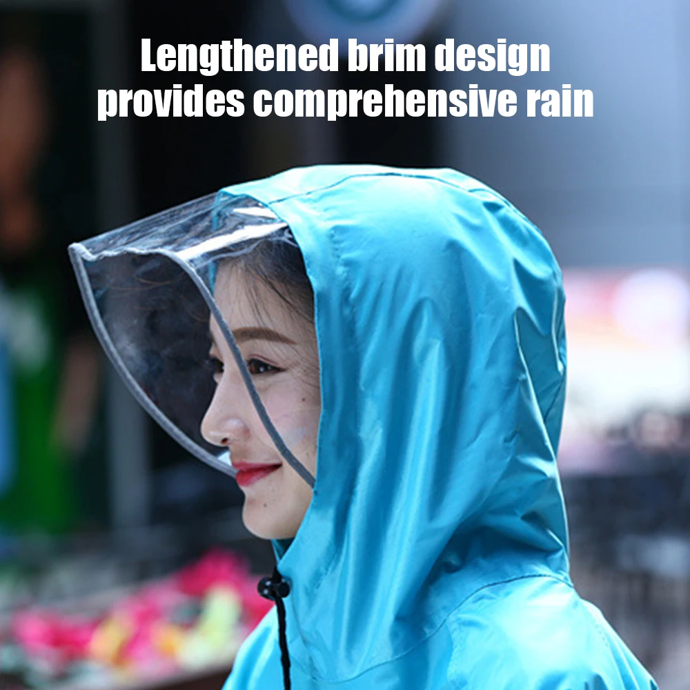 Новый велосипедный дождевик ночной светоотражающий унисекс пончо XXXL