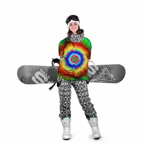Накидка на куртку 3D Tie dye для мужчин и женщин спорта отдыха путешествий