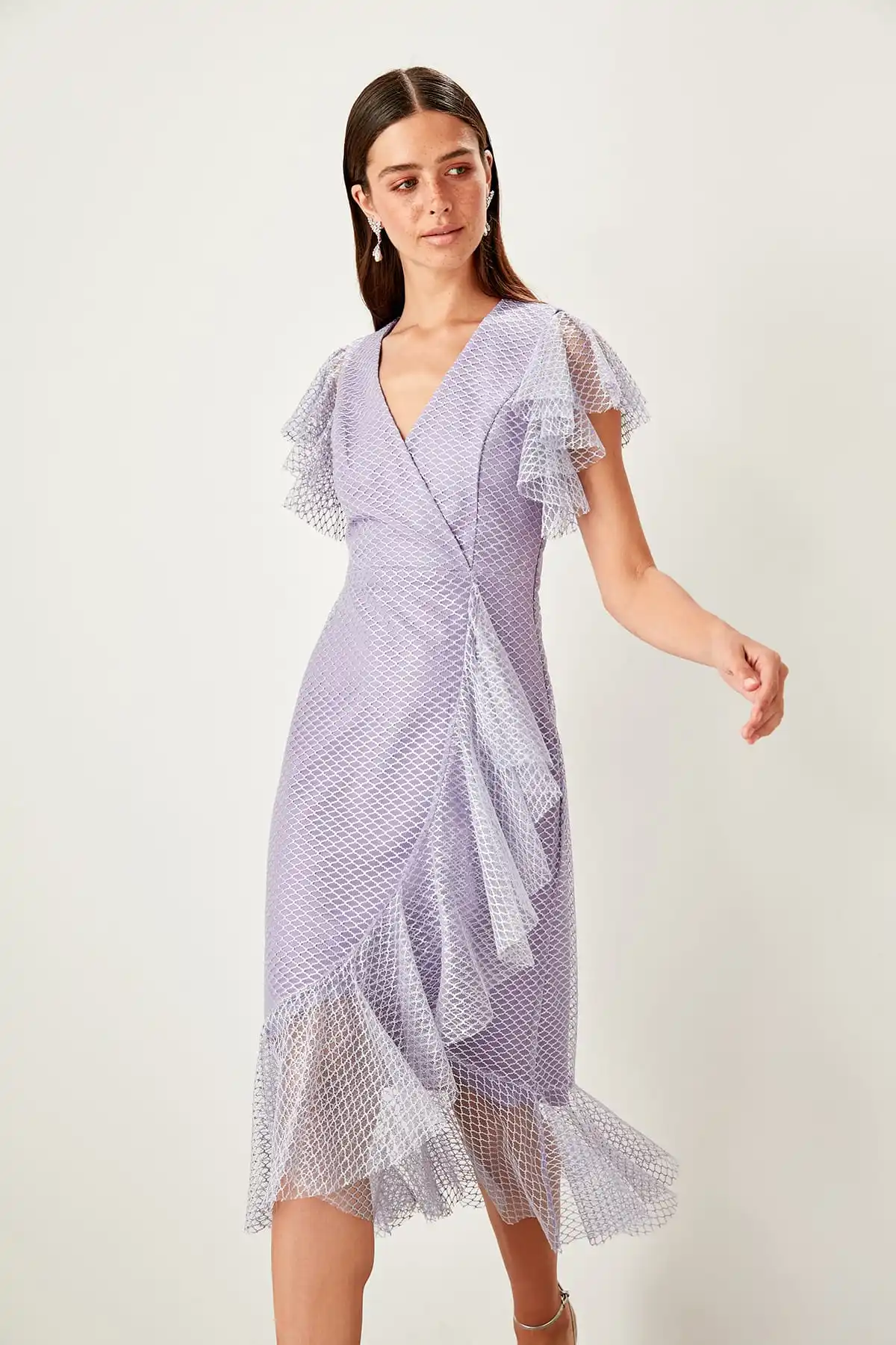 Trendyol платье с маховиком TPRSS19UT0068|Женские платья| |