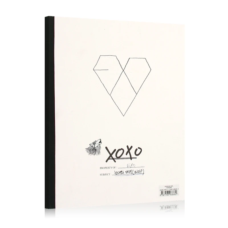 Genuine Original EXO K XOXO Album Korean Version Wu Yifan Kris Luhan Male Singer Team Pop Music 1 CD Box Set