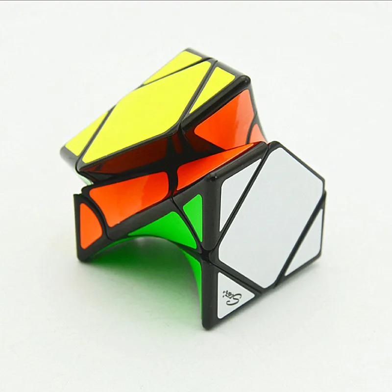 QiYi MoFangGe twisty skew cube QIYI переплетенный магический куб Speed игрушки волшебные кубики
