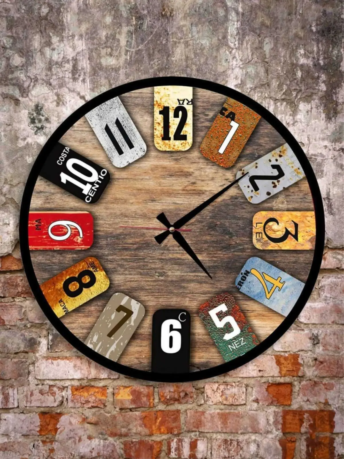 Деревянные настенные часы европейская модель современный дизайн подходит для