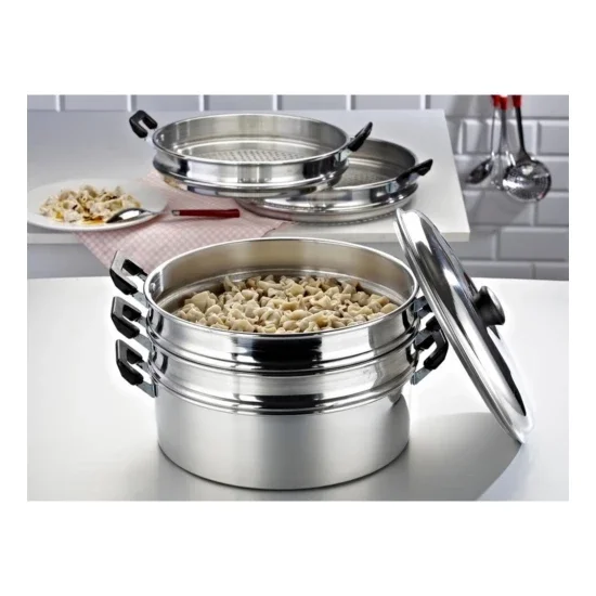 

HARİKA Mantı Pot Aluminum Your Quality Cookware That Helps You Make Uzbek Kazakh Ravioli FREE SHİPPİNG