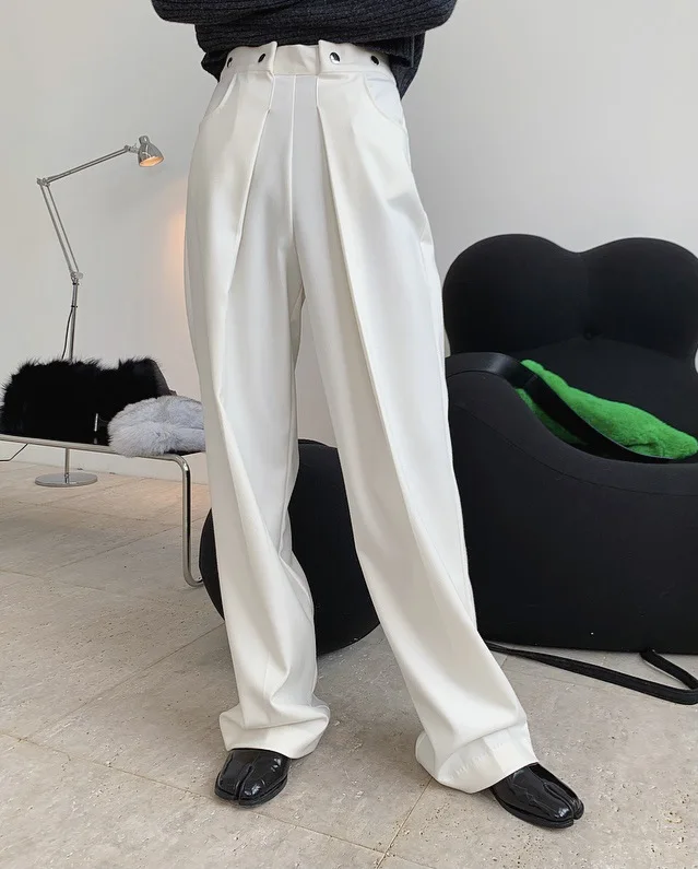 

woman classic beautiful cotton flare pants