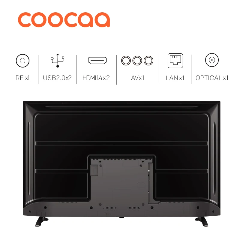Телевизор 43 дюймов Coocaa Smart TV 43S3G LED телевизор 2K Full HD Android Television Netflix YouTube Google Control
