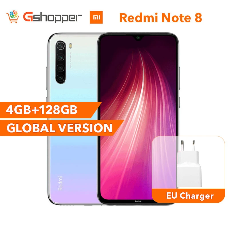 Смартфон Redmi Note 8 4 + 128 ГБ Snapdragon 665 48 МП 6 3 дюйма 18 Вт|Смартфоны| |