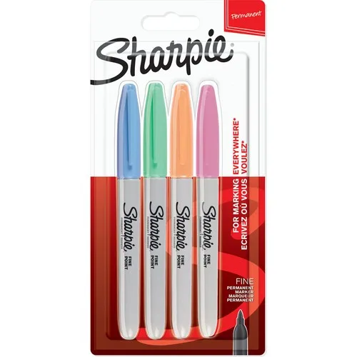 

Sharpie тонкий Перманентный 4'Lü пастельный цветной маркер