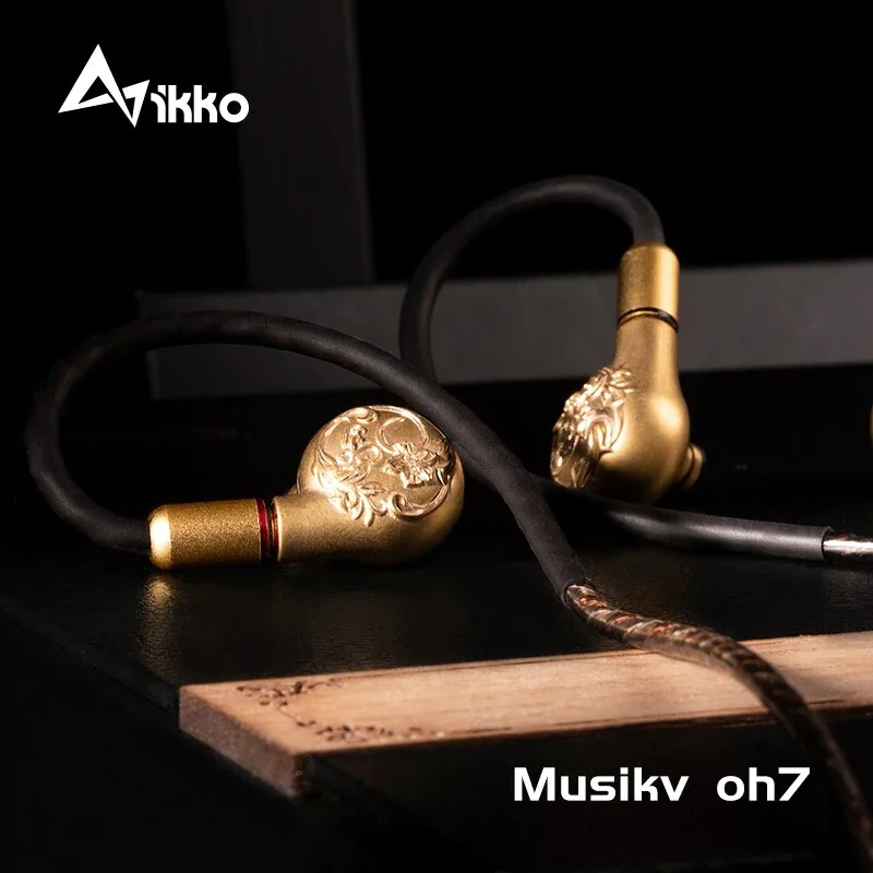 

IKKO OH7 Musikv Flagship Dynamic Driver in-Ear Monitor HiFi Music Headphone Detachable Cable Earphone Earbuds Headset Mmcx 4.4mm