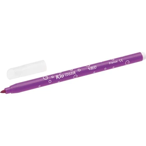 Bic Kids Couleur (ультра моющаяся) 24 цвета тонкая подкладка двойной наконечник ручка для