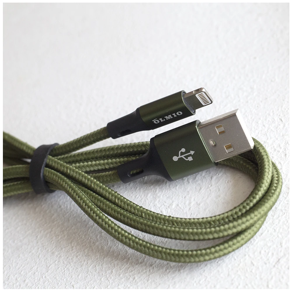 Lightning USB дата кабель 1.2м 2.1А 8pin провод зарядки для Apple iPhone 5s 6 6s 7 8 Plus SE X Xs Xr 11 12 13 Pro Max