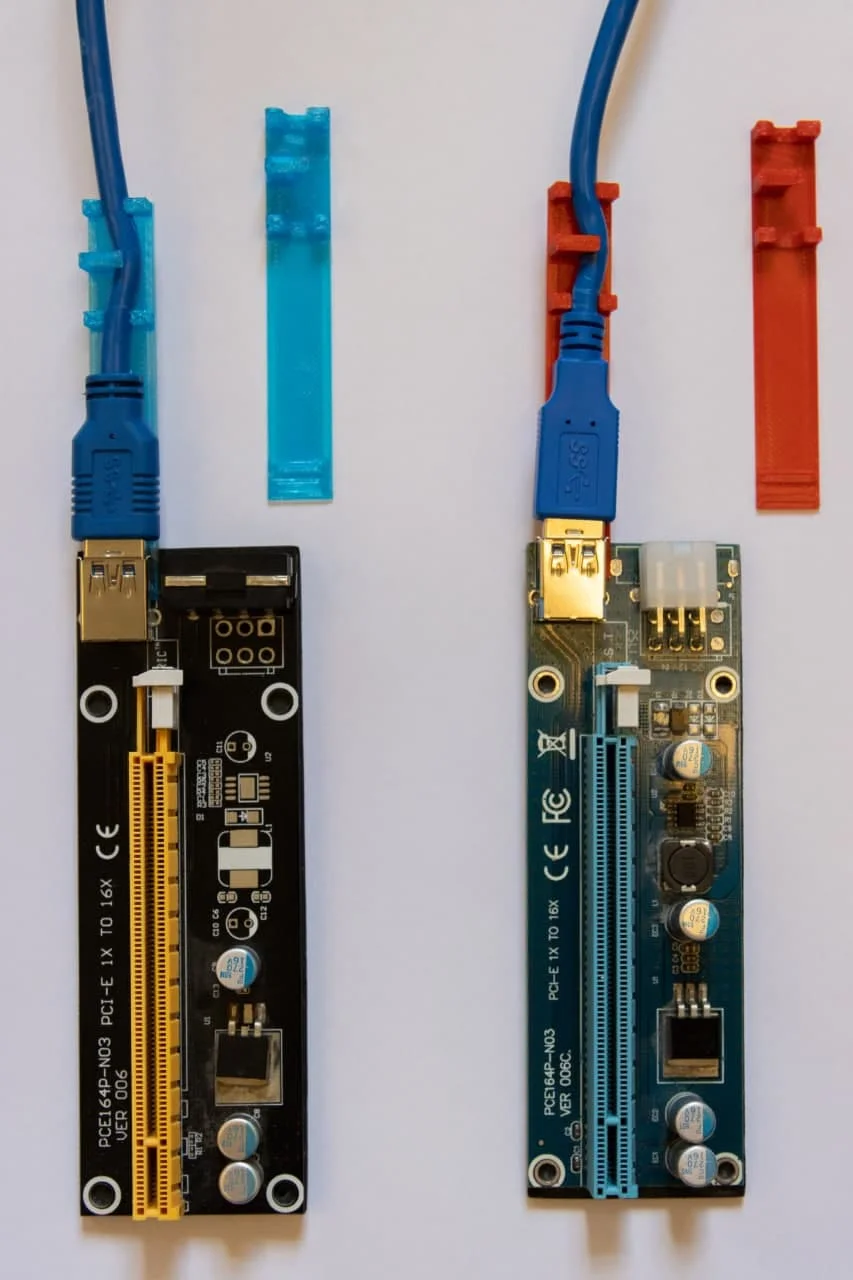 Райзер фиксатор крепление локер Riser PCI E x1 x16 для видеокарт USB разъем|Карты видео- и