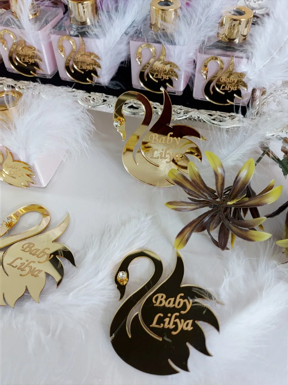 

30 pcs customized swan magnet,baby magnet,baby gift,new born baby gift,party gift,birthday gift,baby shower gift